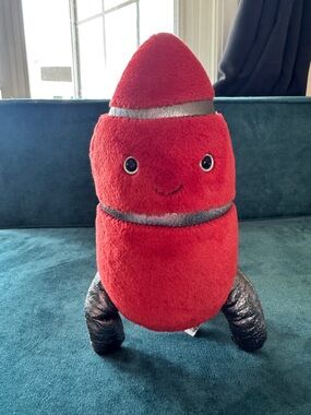 Jellycat Red Rocket Plush RARE